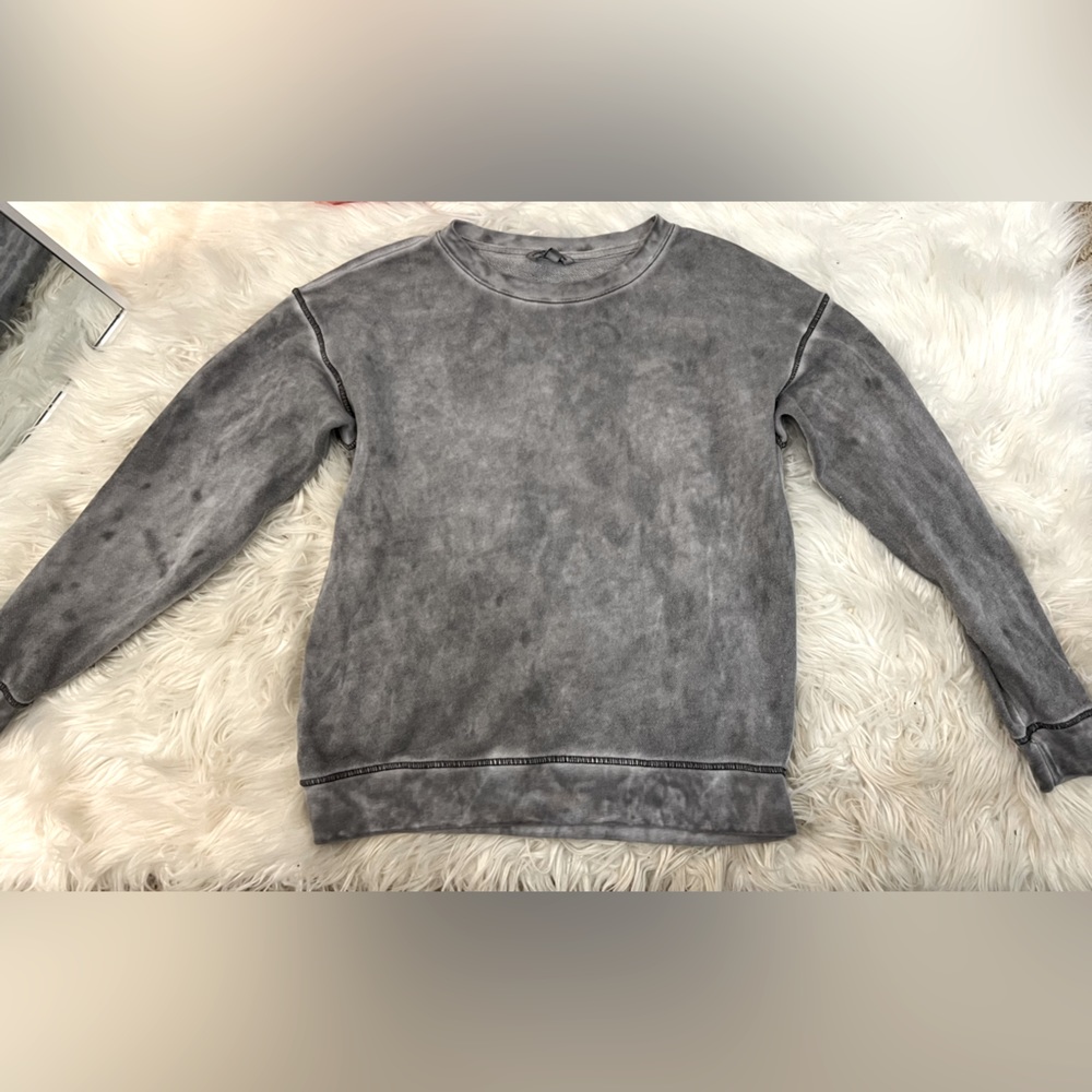 Acid Wash Crewneck